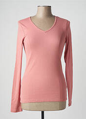 T-shirt rose ESSENTIALS BY KVL pour femme seconde vue