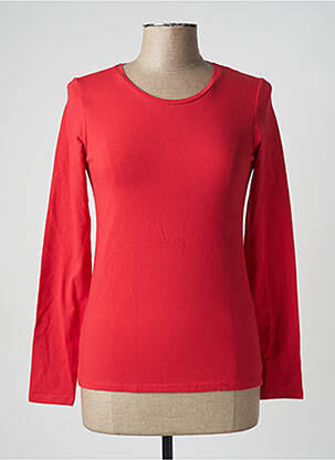 T-shirt rouge ESSENTIALS BY KVL pour femme