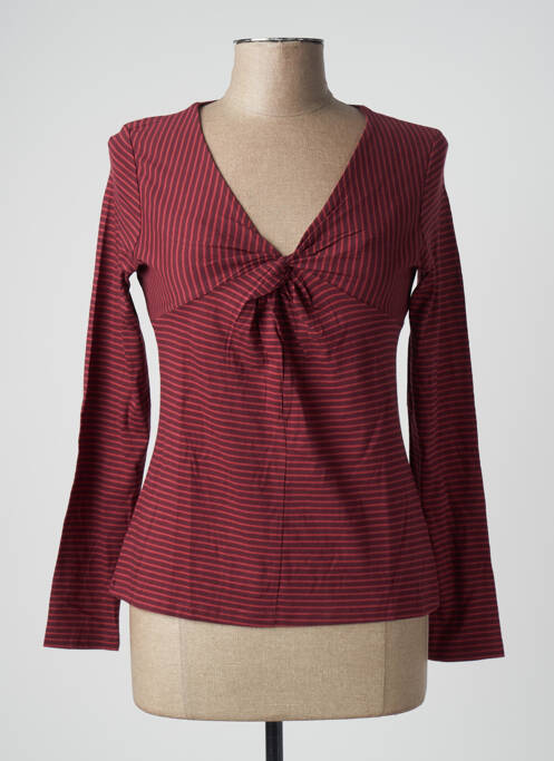 T-shirt manches longues manches longues rouge KENVELO femme