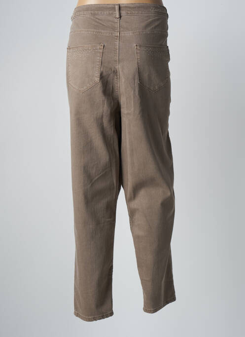 Jeans coupe slim marron STOOKER femme