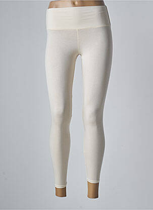 Legging tissage jersey taille normale beige ETAM femme
