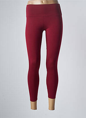 Legging tissage jersey taille normale rouge ETAM femme