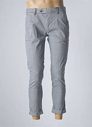Pantalon chino poches taille basse bleu DAN JOHN homme