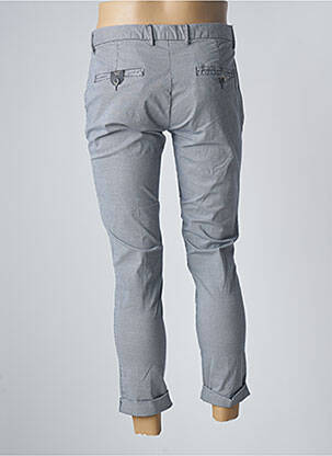 Pantalon chino poches taille basse bleu DAN JOHN homme