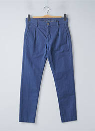 Pantalon chino poches taille normale bleu DAN JOHN homme