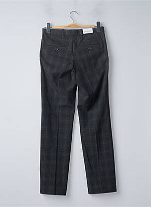 Pantalon chino imprimé imprimé prince de galle taille normale gris NETOS homme