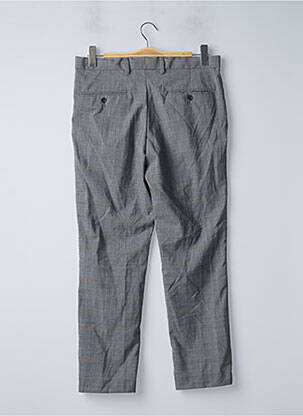 Pantalon chino imprimé imprimé prince de galle taille normale gris NEXT homme
