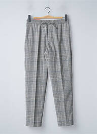 Pantalon chino imprimé imprimé prince de galle taille normale gris NEXT homme