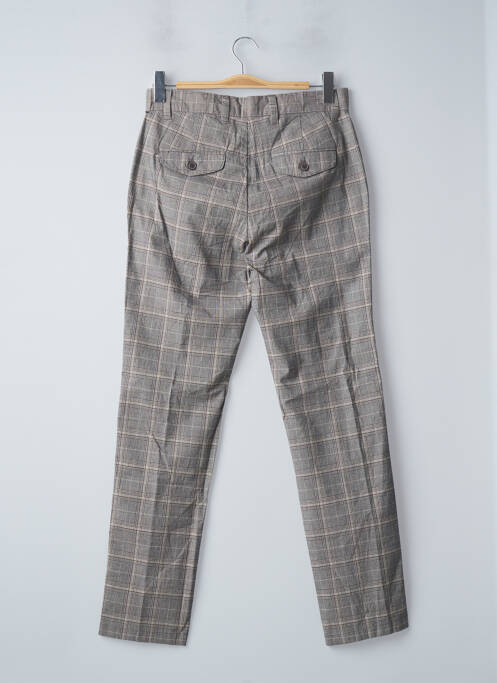 Pantalon slim tissage popeline taille normale marron NEXT homme