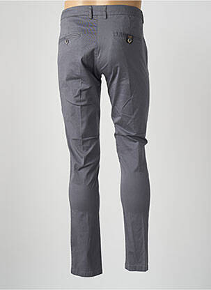 Pantalon chino tissage popeline taille normale gris DAN JOHN homme