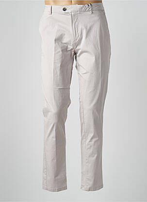 Pantalon chino tissage popeline taille normale blanc DAN JOHN homme
