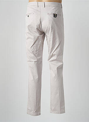 Pantalon chino tissage popeline taille normale blanc DAN JOHN homme