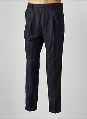 Pantalon slim fermeture zippée sous rabat boutonné taille normale bleu NEXT homme