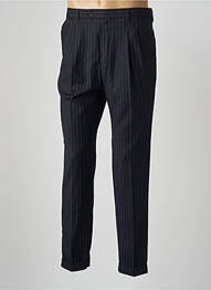 Pantalon slim fermeture zippée sous rabat boutonné taille normale bleu NEXT homme