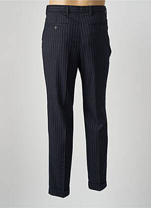 Pantalon slim fermeture zippée sous rabat boutonné taille normale bleu NEXT homme