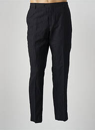 Pantalon slim fermeture zippée sous rabat boutonné taille normale noir NEXT homme