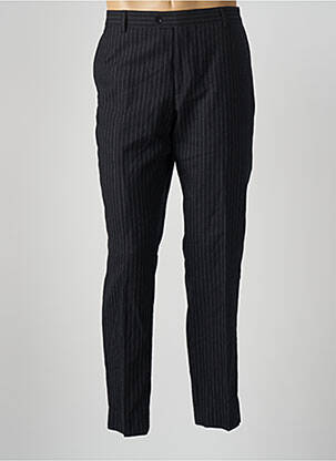 Pantalon slim fermeture zippée sous rabat boutonné taille normale noir NEXT homme