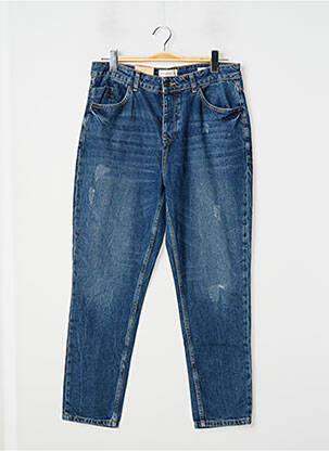Jean coupe mom tissage chiné taille normale bleu DEVRED homme