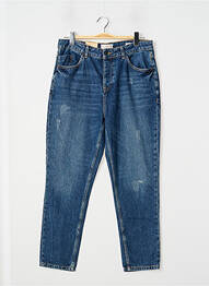 Jean coupe mom tissage chiné taille normale bleu DEVRED homme
