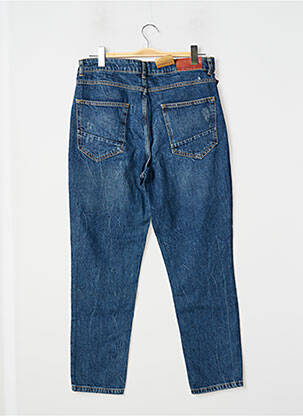 Jean coupe mom tissage chiné taille normale bleu DEVRED homme