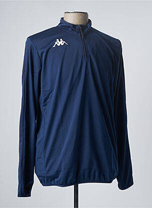Pull stretch manches longues bleu KAPPA homme