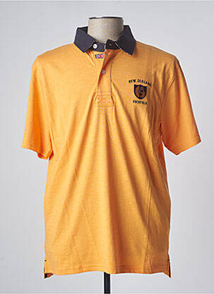 Polo tissage jersey manches courtes orange RUCKFIELD homme