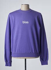 Sweat-shirt violet BLASON pour homme seconde vue