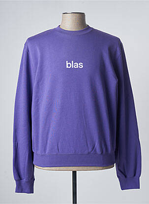 Sweat-shirt violet BLASON pour homme