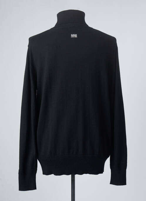 Pull col roulé noir G STAR pour homme