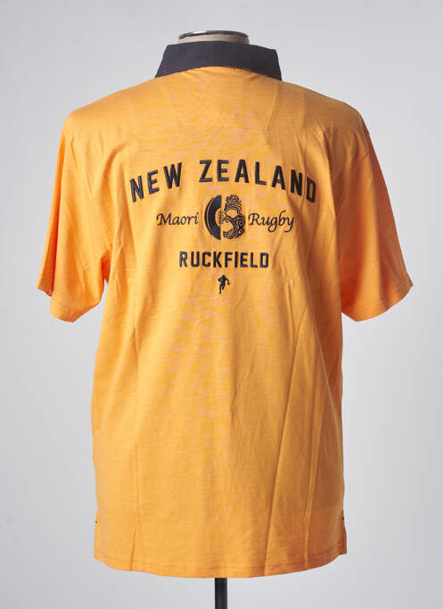 Polo orange RUCKFIELD pour homme