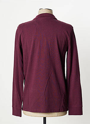Polo manches longues manches longues violet CELIO homme