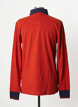 Polo manches longues manches longues orange RUCKFIELD homme