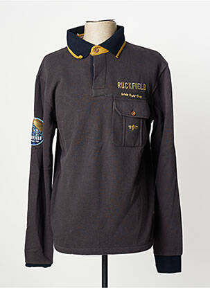 Pull manches longues manches longues gris RUCKFIELD homme