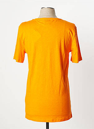 T-shirt coupe cintrée manches courtes orange RUCKFIELD homme
