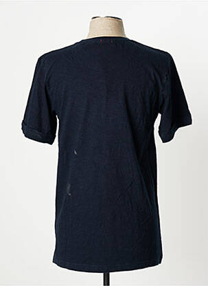 T-shirt broderie manches courtes bleu RUCKFIELD homme