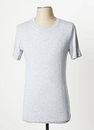 T-shirt tissage chiné manches courtes gris G STAR homme