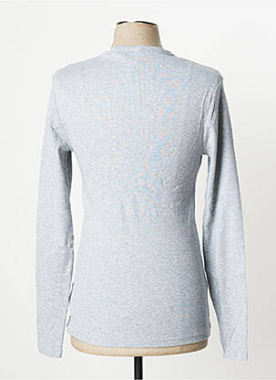 T-shirt tissage chiné manches longues gris G STAR homme