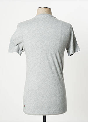 T-shirt tissage chiné manches courtes gris LEVI'S homme