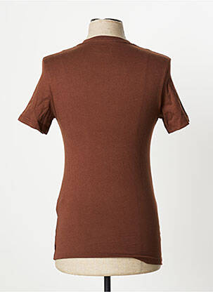 T-shirt coupe cintrée manches courtes marron LEVI'S homme