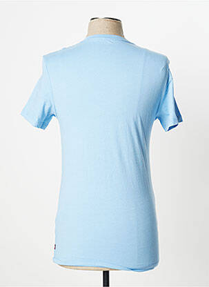 T-shirt coupe cintrée manches courtes bleu LEVIS homme