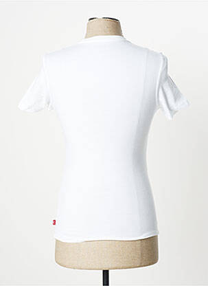 T-shirt coupe cintrée manches courtes blanc LEVI'S homme