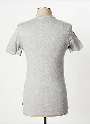 T-shirt coupe cintrée manches courtes gris LEVI'S homme