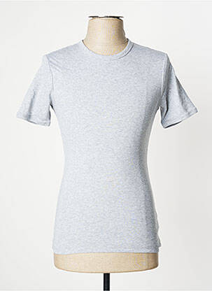 T-shirt coupe cintrée manches courtes gris G STAR homme