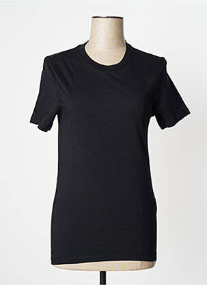 T-shirt coupe cintrée manches courtes noir LEVIS femme