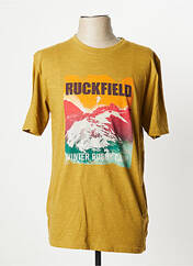 T-shirt jaune RUCKFIELD pour homme seconde vue