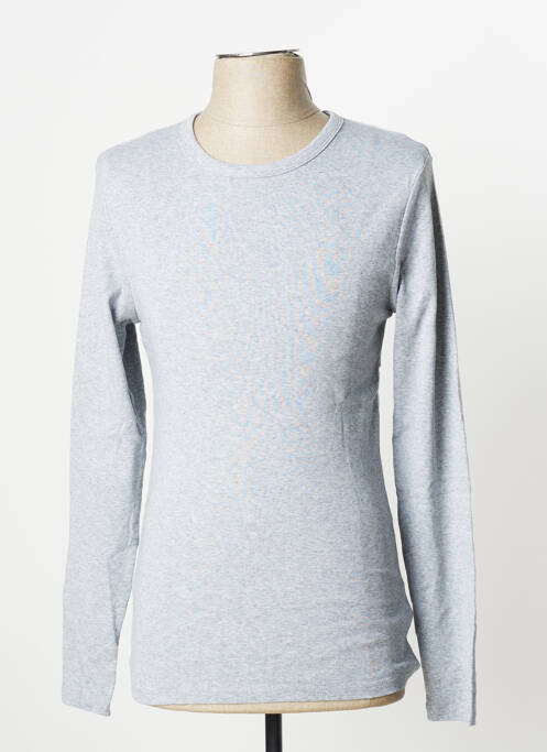 T-shirt coupe cintrée manches longues gris G STAR homme