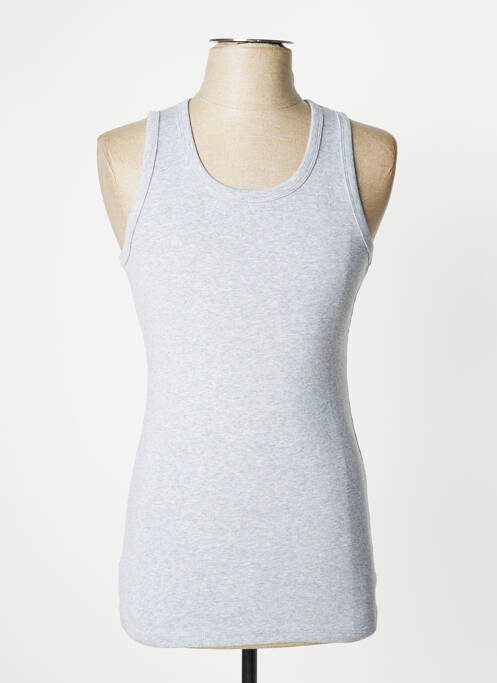 Débardeur coupe cintrée sans manche gris G STAR homme