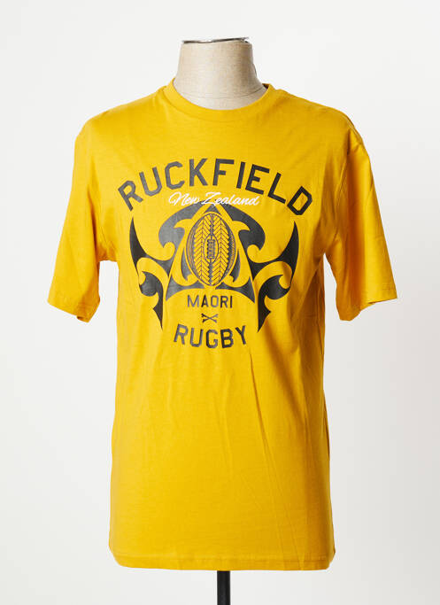 T-shirt jaune RUCKFIELD pour homme