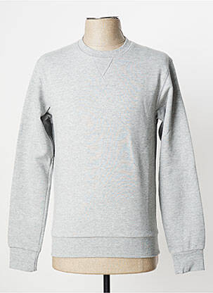 Sweat-shirt stretch manches longues gris CELIO homme