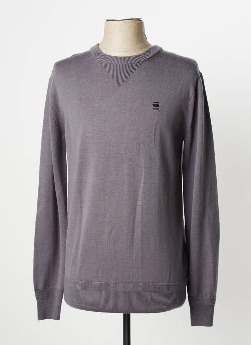 Pull gris G STAR pour homme